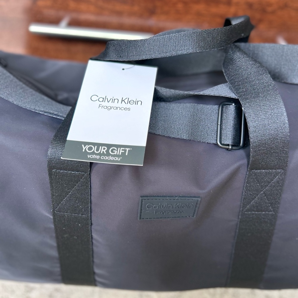 Calvin Klein Black Travel Duffel Bag - Picture 2 of 6